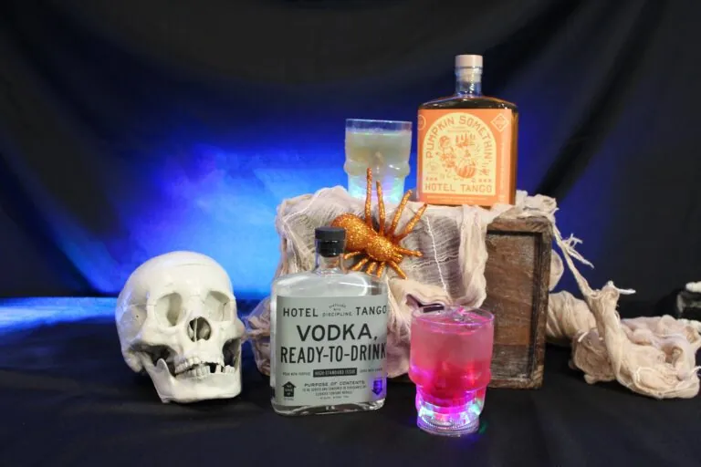 zooboo cocktails in skeleton cups